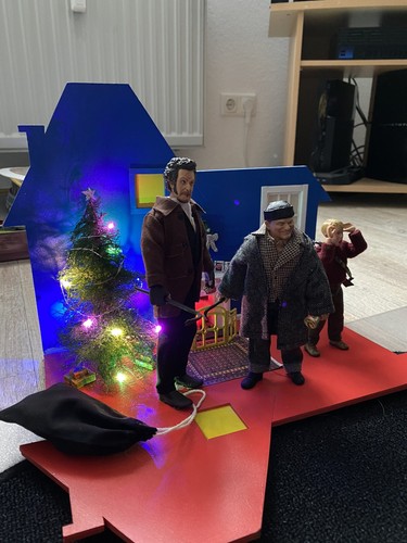 Kevin allein haus - allein, diorama