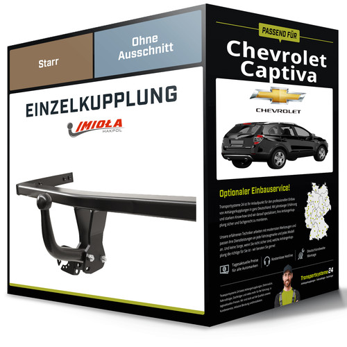 Starre anhängerkupplung für - anhängerkupplung,
