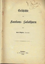 Urs Vigier Geschichte des