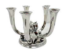 Art Deko 5-armiger WMF Kerzenleuchter versilbert