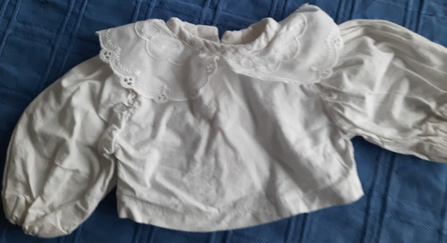 Bluse mit spitzenkragen - bluse,