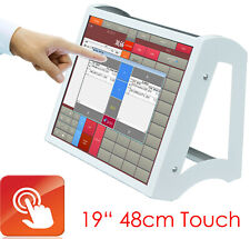 GROSSER 19" 48cm KASSENMONITOR 1280x1024 USB TOUCHSCREEN f. WINDOWS 7 8 10 GR1