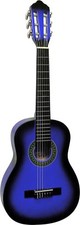 Gitarre,1/4 Grösse- kinder, jugend, wander, Modell K3 in blau mit Endknopf!n