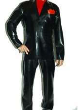 Anzug  jacket NaturaLatex 100%  gummi alle farben XS S M L XL 3XL 4XL Bolingier