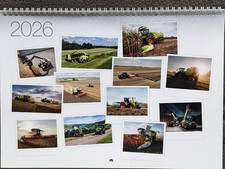 Claas Traktor Mähdrescher Feldhäcksler Kalender 2026 Jaguar 1200 Xerion Lexion