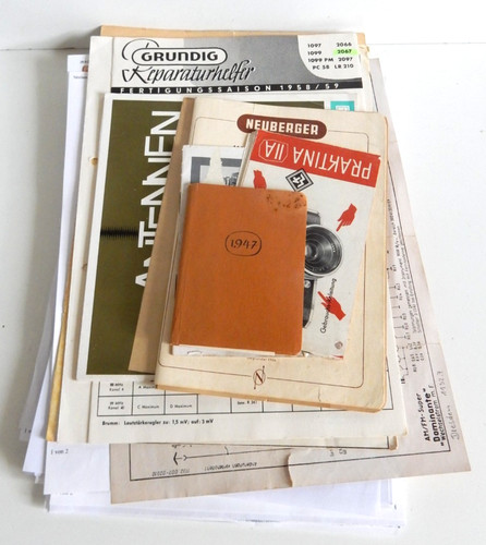 Konvolut papiere radio rft - rft, ddr