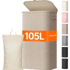 Wäschekorb 105l faltbar mit - 105l,