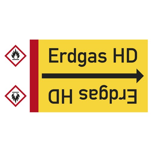 Rohrleitungsband erdgas - erdgas, hd