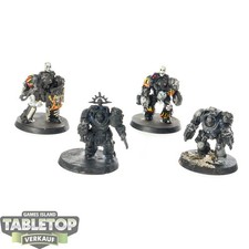 Space Marines - 4x Legion of the Damned Terminator Squad klassisch - teilweise b