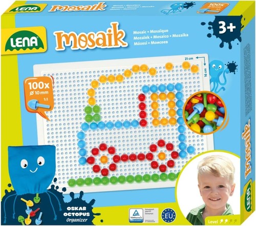 Lena 35623 mosaik steckspiel - mosaik,