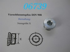 VERSCHLUSS-SCHRAUBE  M 22 x 1,5  -DIN 908-