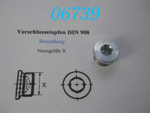 Verschluss schraube 22 x - ,