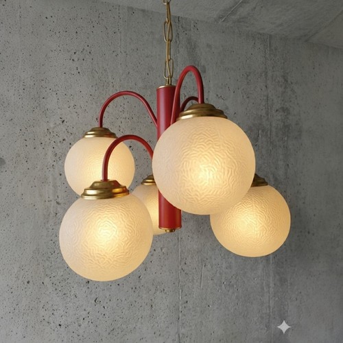 Space age kronleuchter rot - age,