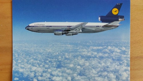 Postkarte lufthansa mcdonnell - postkarte,