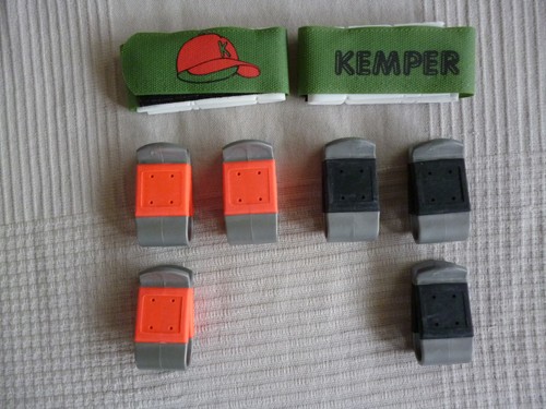 Paar ski klettbänder - 1, kemper