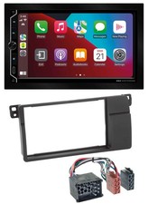 ESX 2DIN DAB USB MP3 Bluetooth Autoradio für BMW 3er E46 Rundpin großem Navi