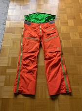 coole Skihose Norrøna Lofoten Gore-Tex Pants Herren Gr. XXL Neon orange grün