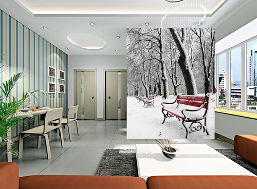 Schnee wald zhuc15143 - 3d,