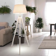 Stand Steh Leuchte Flur Holz