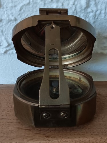 Kompass stanley london messing - stanley,