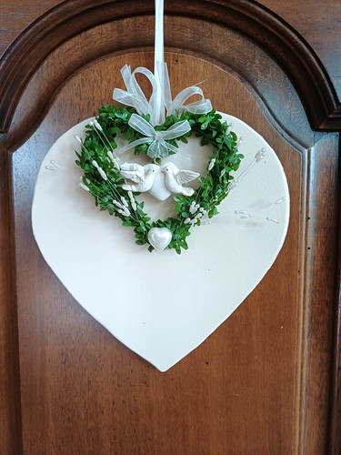 Herz zur hochzeit mit tauben - zur,
