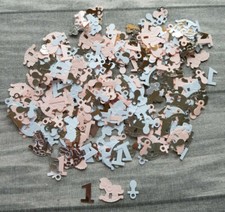 Baby Geburt Basteln Kleben Streuteile Dekorieren Tischdeko Scrapbooking 