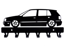 VW Golf MK 3 WALL Schlüssel Organizer Volkswagen Kleiderbügel Metall...