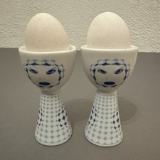 2 Eierbecher Set OP Art 70er