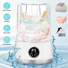 Mini Waschmaschine tragbar Reise Camping Unterwäsche Socken leise kompakt DE