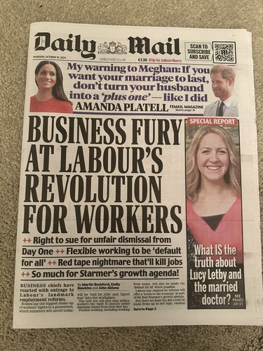 Daily mail 10th october - mail,