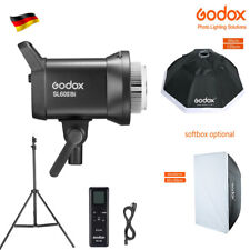 Godox SL60IIBi 2800K-6500K LED Video Licht Bi-Colour + Bowens Softbox Stand Kit