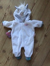 Niedlicher Baby Born Schlafanzug 43 Cm Schlafoverall Einhorn Top Zustand Wie Neu