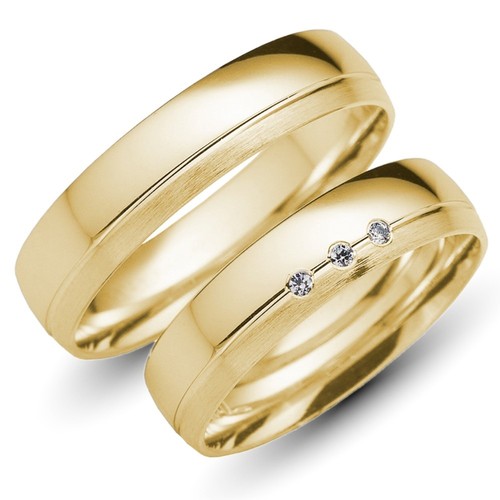 Paar trauringe 750 gold - paar,