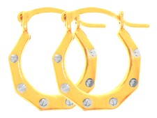 Ohrringe Creole Schraubstock