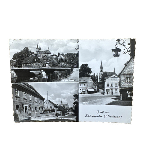 Postkarte schirgiswalde - postkarte,