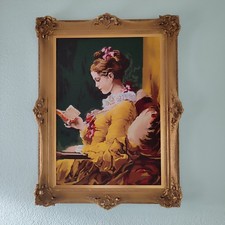 Gobelin Stickbild mit Rahmen