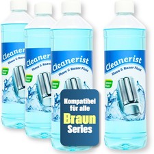 4 L Scherkopfreiniger für Braun Series 9  9090cc Rasierer Reinigungskartuschen