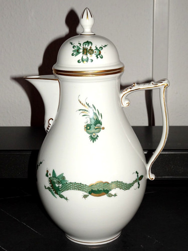 Meissen grüner reicher drache - grüner,