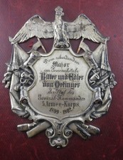 PREUSSEN, Geschenkfotoalbum an Pour le Merite Träger von Oetinger