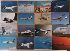64 AK Flugzeug Verschiedene Airliner Deutsche und Internationale