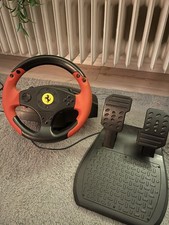 Thrustmaster Ferrari Red Legend Lenkrad und Pedale für PC/PS3 - Schwarz/Rot