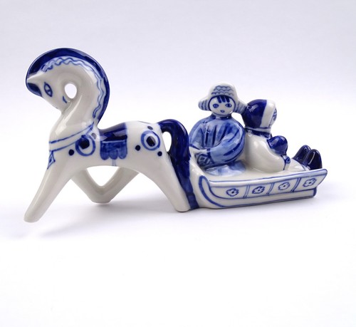 Porzellanfigur gzhel - porzellanfigur,