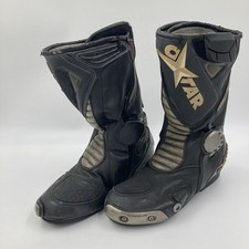 Oxtar EVO Titanium Race Motorradstiefel schwarz Leder UK 7 EU 41 Schutz
