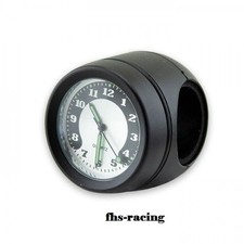 Motorraduhr , Lenker Quarz Uhr, Lenkeruhr 7/8 Zoll + 1 Zoll, schwarz wasserdicht