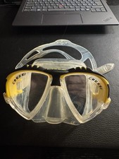 Taucherbrille Cressi Gelb/ Durchsichtig gr XL