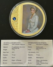 👉70mm  Medaille vergoldet