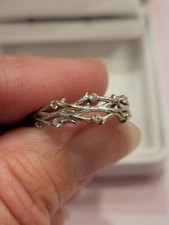 Diamantring "Zweig" 18 Karat