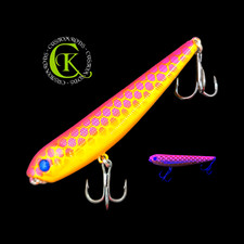 Topwater 9cm Glider "Stick" UV Jerkbait Jerk Popper Kunstköder Twitchbait Hecht