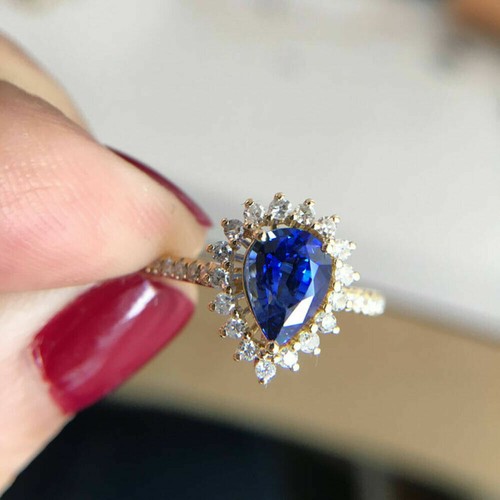 Karat blau tropfen halo - blau,