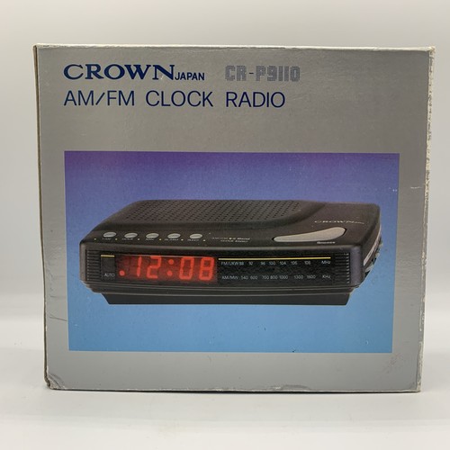 Vintage crown p9110 am fm - crown, am/fm